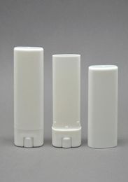 1200pcs lot 15ml 15g portable diy plastic empty oval lip balm tubes deodorant containers clear white lipstick fashion cool lip tub8032862