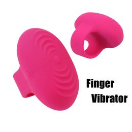 Strapon Finger Vibrators for Women Nipple Clitoris Stimulator Vaginal Anal Sex Toys Female Masturbator Discreet Small in Pocket