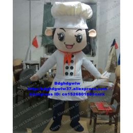 Mascot Costumes Baker Chef Cook Kitchener Mascot Costume Adult Cartoon Character Outfit Suit Marketing Promotions Department Store Zx2888