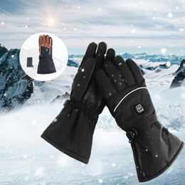 Details about Electric Battery Powered Touchscreen Winter Hand Warm Heated Gloves Waterproof221P