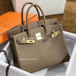 Bags Pattern Tote Buckle Silver Bag Gold Ladies 2024 rkinbir Litchi Togo Wax Thread Leather Women's Handbag High Quality Leathers Handbag Y3yc0WE8 YYZM