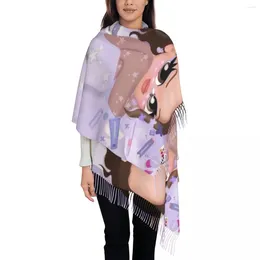 Scarves Luxury Florence By Mills Tassel Scarf Women Winter Fall Warm Shawls Wraps Ladies