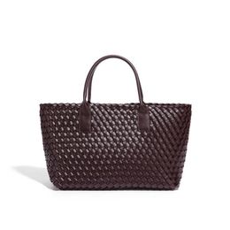 Botteg Venet High end bags for Tote Bag Woven Handheld Large Capacity Womens 2024 New Fashion Trendy High Quality Beauty Casual Original 1:1 with real logo and box