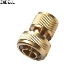 Connectors Brass 3/4 hose Quick Connector Garden tap Garden Irrigation 25mm hose Connector Pure copper Adapter 6pcs