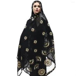 Scarves 2024 Women's Multicolor Gold And Silver Silk Embroidered Diamond Scarf Wrapped With Shawl Fashion Headband CoverFace