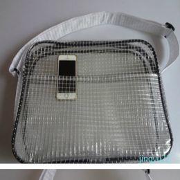 Messenger Bags Women Durable PVC Laptop Anti-Static Cleanroom Clear Tool Bag Full Cover 17 Inches1251q