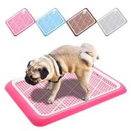 Boxes Portable Dog Training Toilet Plastic Pet Puppy Cat Potty Pad Tray for Small Dogs Cats Litter Box WC Toilet Cleaning Pet Products