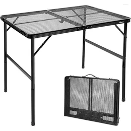 Camp Furniture E EASTSTORM Grill Camping Table Outdoor Folding Picnic - Great For Garden Patio Dining BBQ Party Market