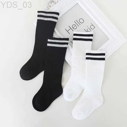 Kids Socks Baby Girls Socks Knee High Boys Sports Sock Cotton Long Stripes Children Socks Kids School Socks YQ240314