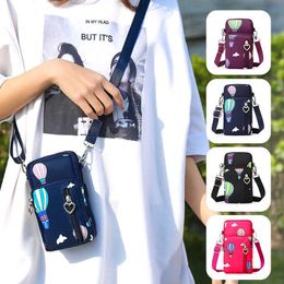 Cellphone Bags Women's Mobile Phone Bag Messenger Mini Zero Wallet Mommy Bag Fashion Trend Canvas Handbag