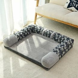 Mats All Seasons Warm Fleece Soft Dog Travel Bed Cat Rest Lounger Pet Cushion Pads Kitten Animal Sofa Nest Accessories