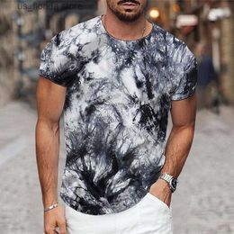 Men's T-Shirts New Casual Mens T-Shirts Summer Clothing 3d Printing Short Slve Tops Loose Sport Oversized Apparel Mens TShirts Ts 2023 Y240314