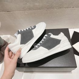 C New Designer Brand Shoes Model Casual Sports White Comfortable Fashion Height Increase Shoes h Womens Suede Round Toe Thick Sneakers 35-41