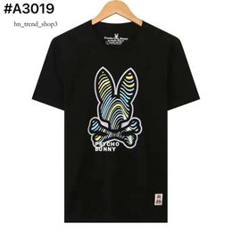 Psychological Bunny Men's Tshirts Rabbit Print Men Designer Skull Rabbit Crazy Psychological Rabbit High Quality Round Neck Shirt Physcho Bunny Psyco Bunny 280