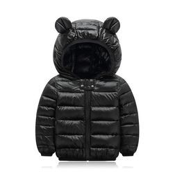 Kids Down Hoodies Coats Cotton Lighter Zipper New Pressing Technology Long Sleeve Toddler Baby Boys Girls Winter Jacket Snow Coat7042445