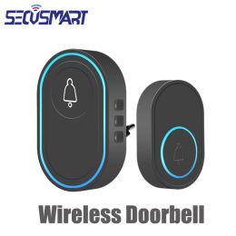 Control Home Welcome Doorbell Intelligent Wireless 433mhz Doorbell Waterproof 300m Remote Eu Au Uk Us Plug Smart Door Bell Chime