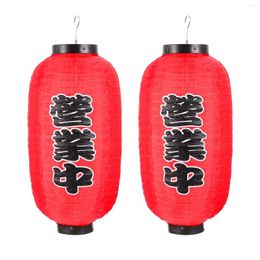 Table Lamps Fomiyes Fall Decor Venue Decoration Lantern 2Pcs Japanese Style Sushi Ramen Bar Hanging Open Outdoor