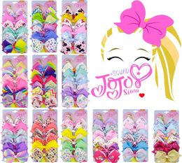 Fashion Baby Barrettes Hairpins Bow Hair Clips Kids Animal Print Striped Bowknot With Metal Clip Boutique Hair Accessories for tod2004576