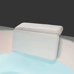 Pillows Spa bathtub bath pillow nonslip PU waterproof sponge bathtub headrest with suction cup neck support headrest