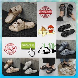 Designer Casual Platform Head Funny One word Drag slippers summer sliders men women rainbow slides sandals sandals soft thick cushion cloud slide GAI