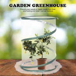 Greenhouses Garden Greenhouse Portable Folding Mini Transparent Greenhouses Warm Room Highquality PVC Warm Garden Cover 50x68CM