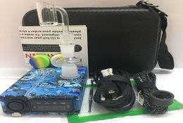 factory offer E nail Enail Wax Vapor Portable Oil Rig Dab Vaporizer PID TC box For Wax Mini Enail DHL6547307