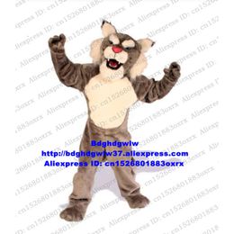 Mascot Costumes Power Wild Wildcat Caracal Ocelot Leopard Cat Lynx Mascot Costume Adult Cartoon Character Start Business Grad Night Zx2896