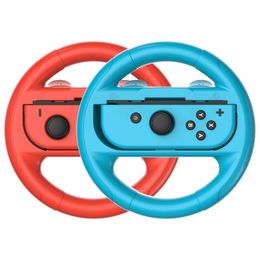 Nintendo Switch Oled Steering Wheel Grip Joy-Con Handle Racing Game Control Peripheral Accessories