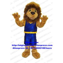 Mascot Costumes Brown Long Fur Male Lion Mascot Costume Adult Cartoon Character Outfit Soliciting Business Marketplace Hypermarket Zx1680