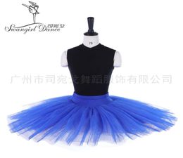 Royal Blue Half Ballet Tutu girls professional pancake ballet tutu skirt kids BT89233512791