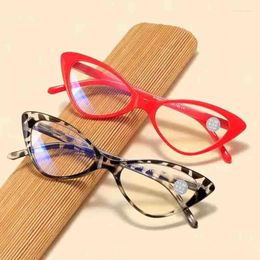 Sunglasses Sexy Fashion Reading Glasses Women Cat Eye Transparent Magnifier Vision Plus 1.0 1.5 2.0 2.5 3.0 3.5 4.0