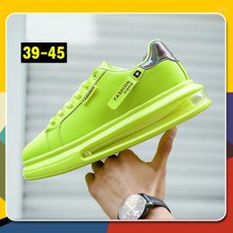 Casual Shoes Brand Men Sports Breathable Sneakers Adult Green Fashion Skateboard Air Cushion Athletic Training