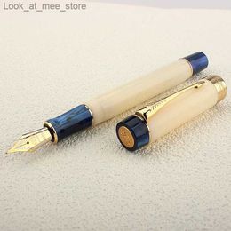 Fountain Pens Fountain Pens JINHAO 100 Fountain Pen Ivory Spin EF Nib Business Office School Supplies Ink Pens Q240314