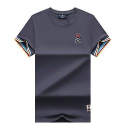 Mens designer casual t shirt fashion polos summer slim bunny print round neck luxury accessories top Tshirt MXXXL5678578