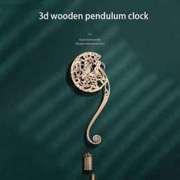 3D Puzzles Wall Hanging Pendulum 3D Wooden Puzzle Childrens Laser Creative Three-dimensional Puzzle DIY Three-dimensional Puzzle 240314