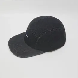 Ball Caps 2024 Cap DESCE Japanese Style Whale Baseball With Flat Brim Men And Women Washing Cowboy Hat