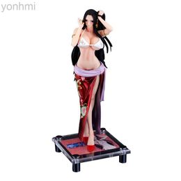 Action Toy Figures One Piece GK Action Figure Model Boa Hancock Sexy Lingerie Anime 38cm Collection Toy Exquisite Decoration Statue For Kids Gift ldd240314