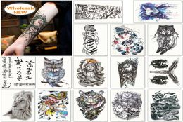 Newest 1600 Styles Half Sleeve Tattoo Sticker Arm Temporary Tattoos Waterproof Sticker Accept Customized Tattoo Mixed Randomly Se2405445