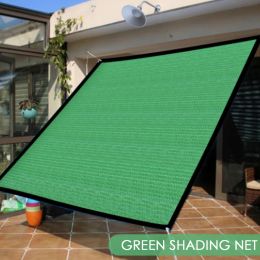 Nets AntiUV Green Sun Shading Net Outdoor Sunshade Net Garden Shelter Canopy Succulent Plant Gazebo Balcony Shade Netting Cloth