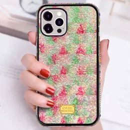 Luxury Glitter Jewelled Phone Cases Designer For iPhone 14 Pro Max 15Plus 14 13 12 11 Xr Fashion Bling Sparkling Rhinestone Diamond Designs Cover Samsung S22 S23 Ultra