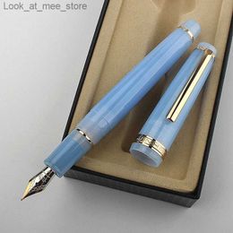 Fountain Pens Fountain Pens Jinhao 82 Transparent new Colour Fountain Pen Acrylic F 0.5mm nib school office Supplies business writing ink pens Q240314