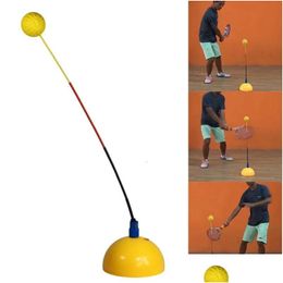 Other Sporting Goods Goods Other Sporting Portable Tennis Trainer Equipment Rebound Practise Training Tool Professional Rebounder Swin Dhqzk