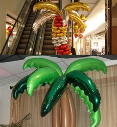 Palm tree leaf foil balloons size 90cm coconut tree leaf Home and garden wedding store decorations party supplies4025014