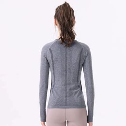 Long Sleeve Yoga Top Fitness Women Yoga Shirt Gym Sportswear Yoga Top Quick Dry T Shirt For Fitness Women Sportswear Vest ZZ