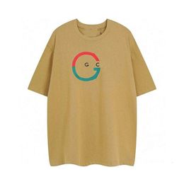 Summer Men T Shirt Designer Tshirts Mens Womens Fashion Letter Print Graphic Tee Round Cotton Neck Short Sleeve Tops Sweatshirt