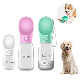 Feeding Portable Dog Water Bottle Outdoor Pet Water Dispenser Feeder Dog Pets Feeder Bowl Pet Accompanying Water Cup