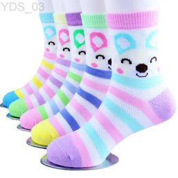 Kids Socks 5 Paris/Lot Children Socks for Girls Boys Cotton Fashion Baby Little Rabbit Monkey Cartoon Socks Children Clothes Accessories YQ240314