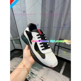 America Cup Sneakers Designer High-Top Sneakers Fashion Men Women Casual Sports Shoes Luxury Net Cloth Leather Rubber Outdoors Sneakers Size 35-47 308