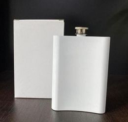 8oz Blank Sublimation Flask Hip Flask Stainless Steel Water Bottle Double Wall Diy Lover Outdoor Tumblers Drinkware6499603