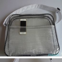 Messenger Bags Women Durable PVC Laptop Anti-Static Cleanroom Clear Tool Bag Full Cover 17 Inches1248P